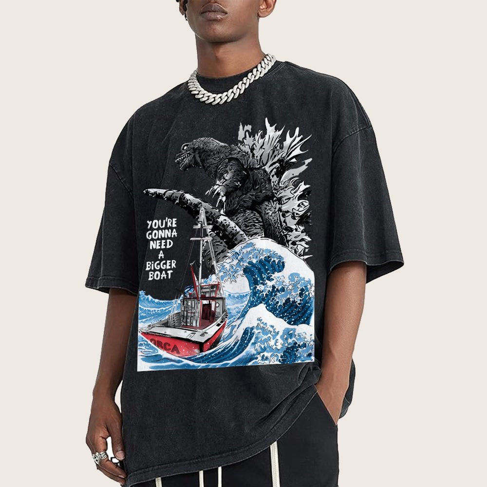 You need a bigger boat Funny Vintage Distressed T-shirt