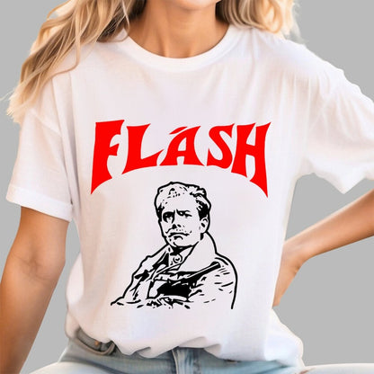 Mystery Hero Flash Spoof Ringer Unisex Geek T-Shirt