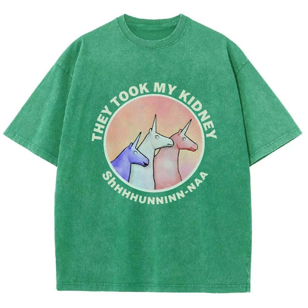 They Took My Kidney Vintage Distressed T-shirt