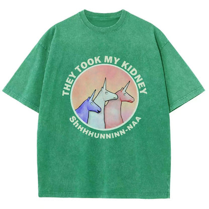 They Took My Kidney Vintage Distressed T-shirt