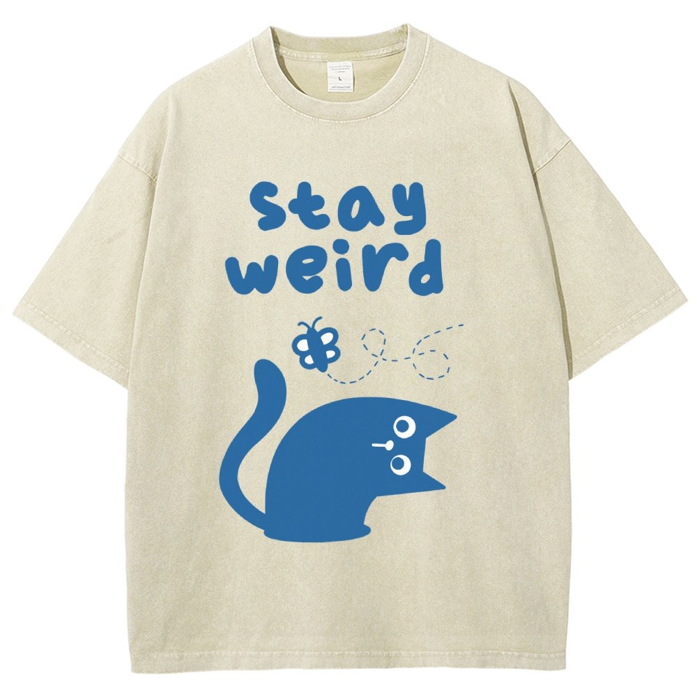 Weird Forever Vintage Distressed T-shirt