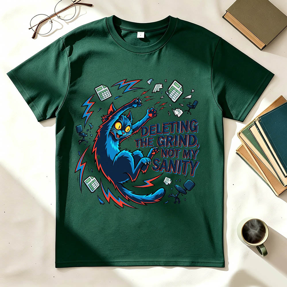 Grinding Cat T-Shirt