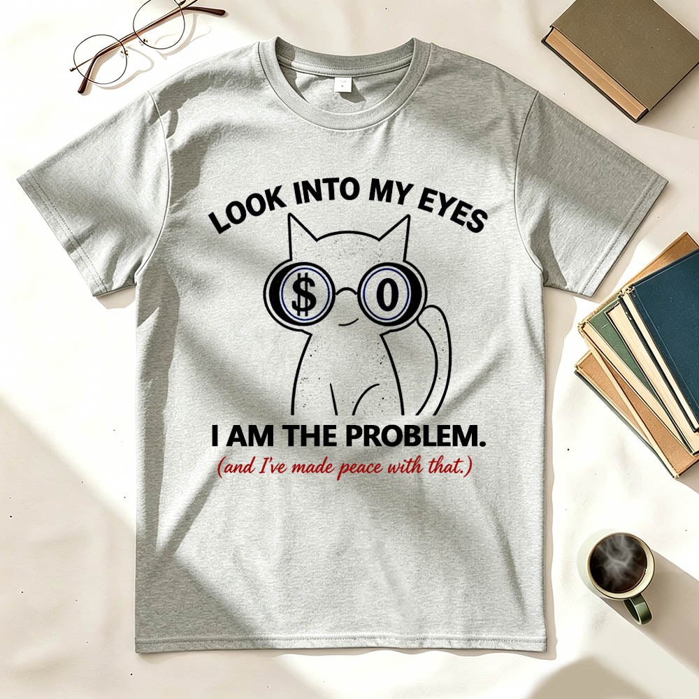 I Am The Problem Cat Vintage Graphic Tee