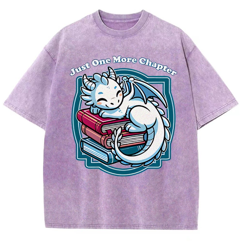 Just One More Chapter Vintage Distressed T-shirt