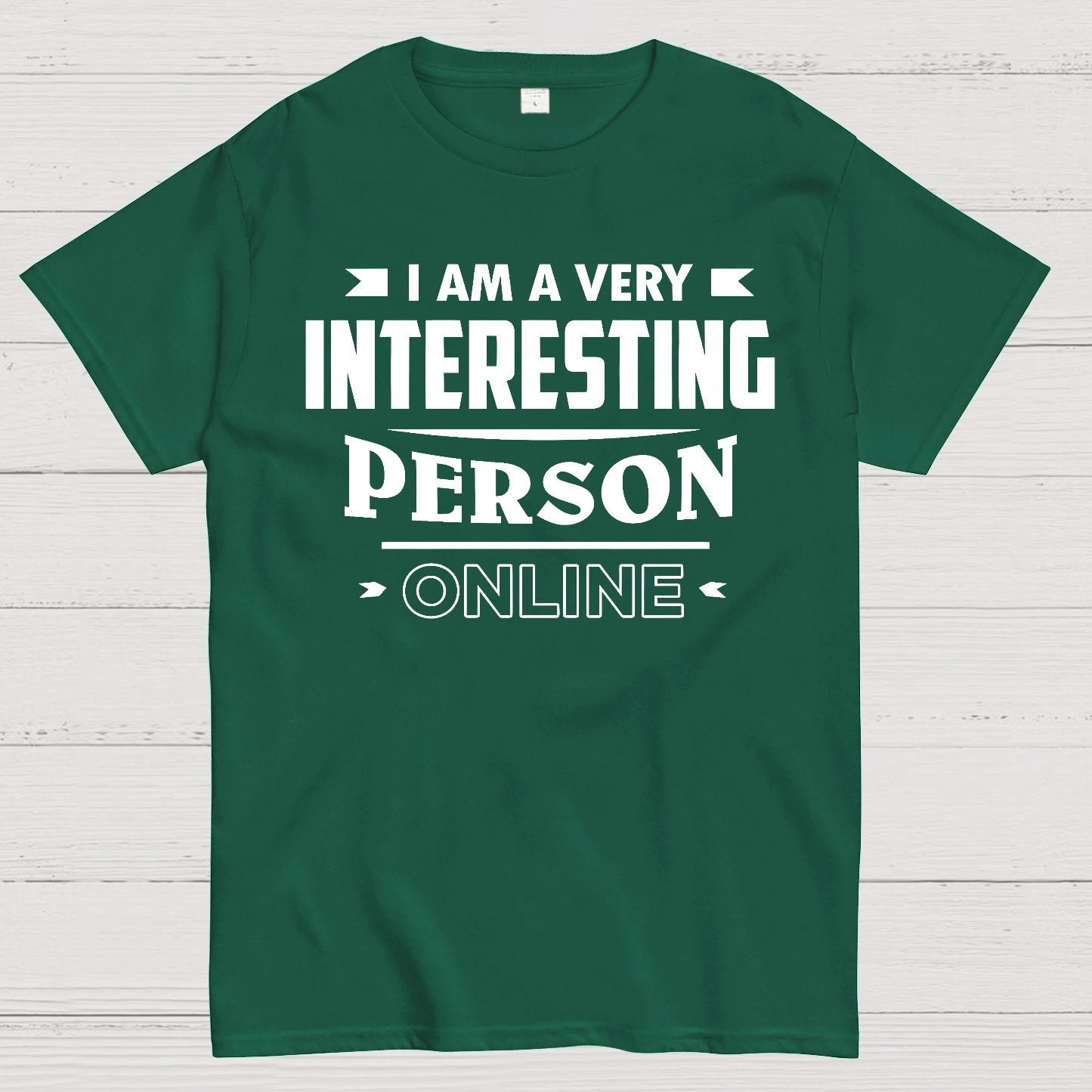 I Am A Very Interesting Person ONLINE Geek T-Shirt