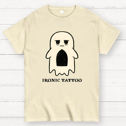 Ironic Tattoo Geek T-Shirt