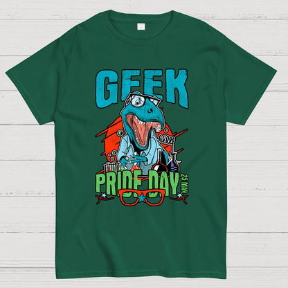 Geek Pride Day Dinosaur Rex Geek T-Shirt