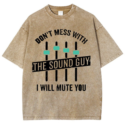 I Will Mute You Vintage Distressed T-shirt