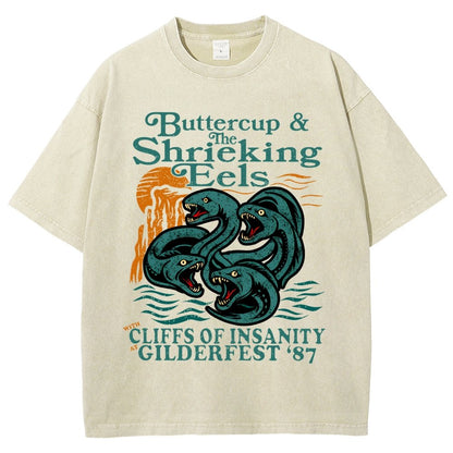Buttercup & the Shrieking Eels at Harmonyfest Vintage Distressed T-shirt
