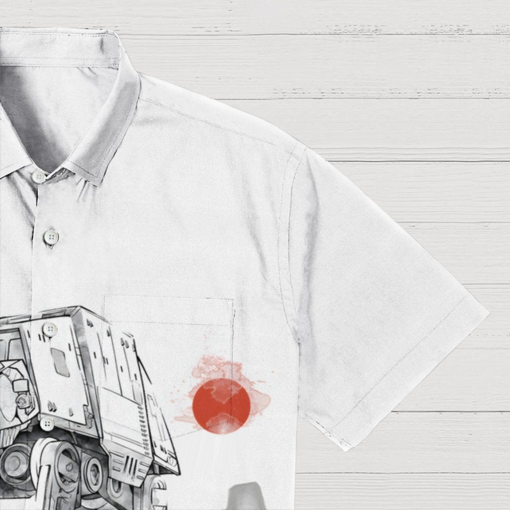 Astrobot Invention Armored Walker Geek Hawaiian Shirt
