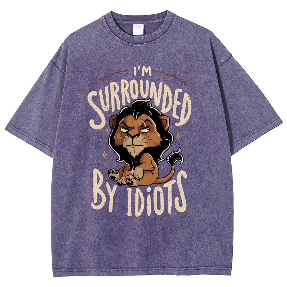 Surrounded by Idiots Vintage Distressed T-shirt