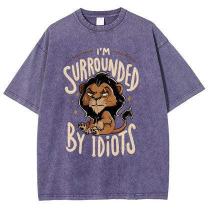 Surrounded by Idiots Vintage Distressed T-shirt