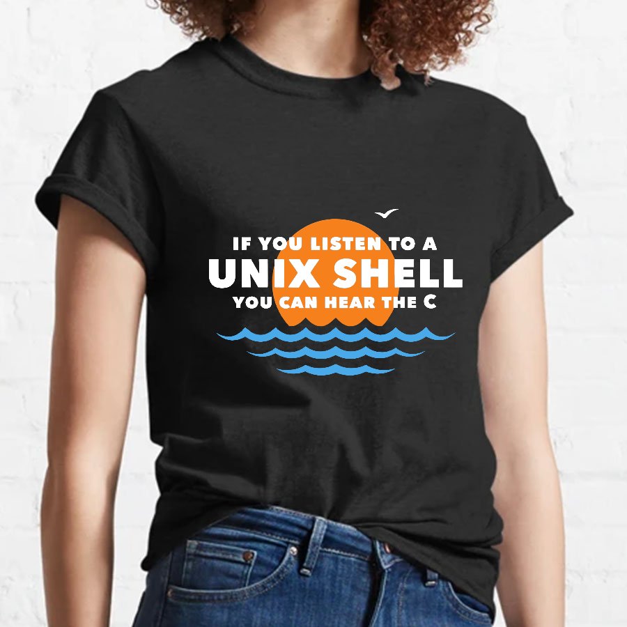 Unix Shell Geeky T-Shirt