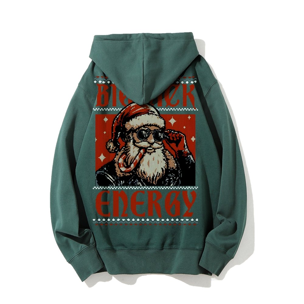 Big Nick Energy Printed Back Unisex Cotton Hoodie