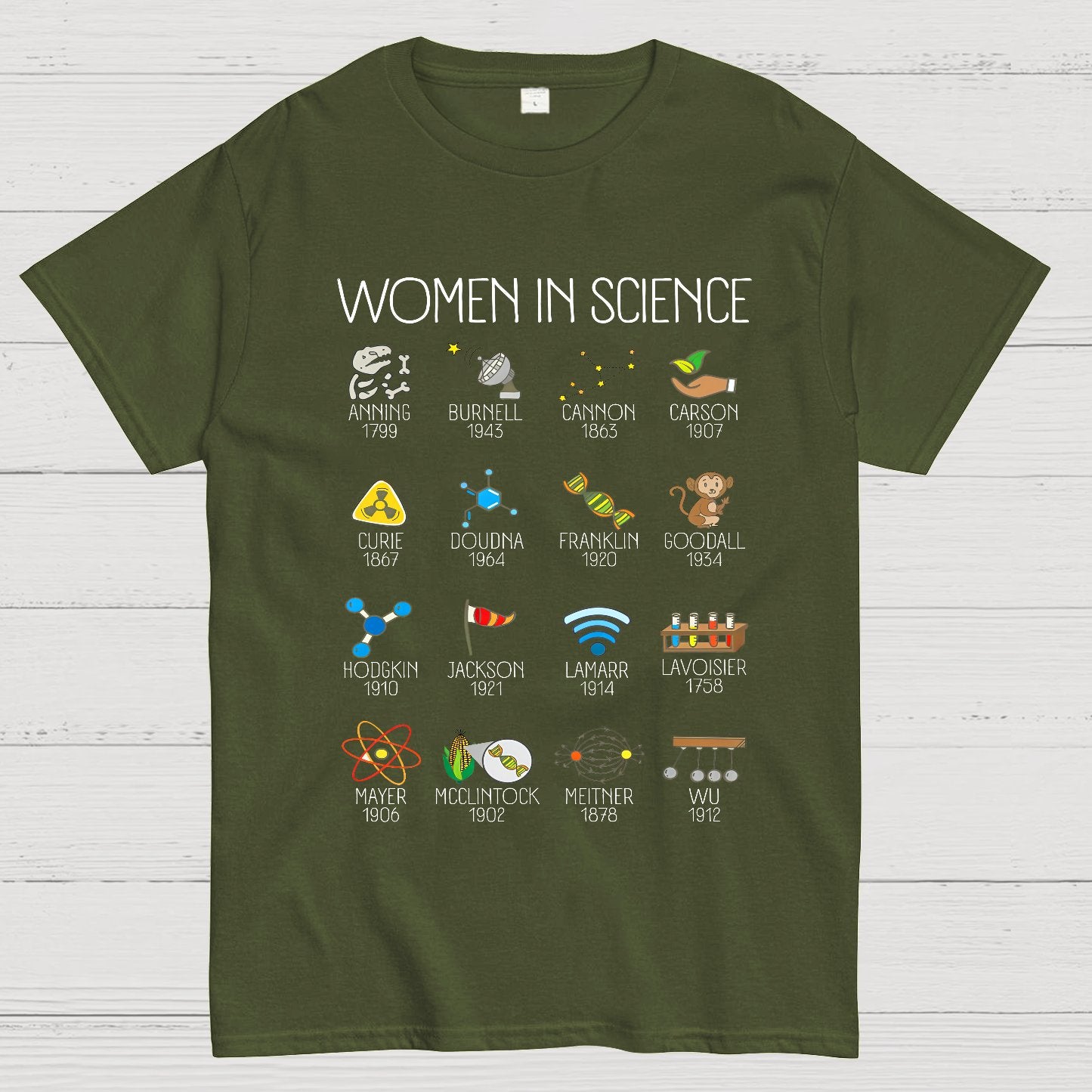 Women in Science Geek T-Shirt