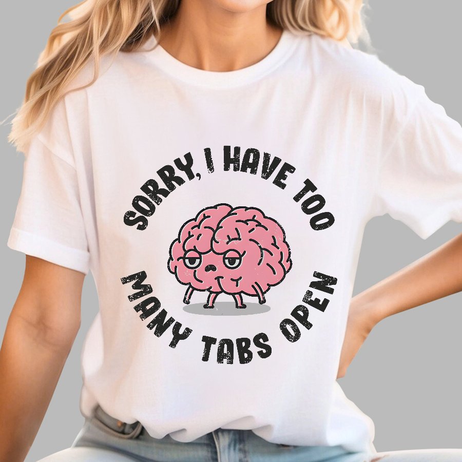 Too Many Tabs Geek T-Shirt