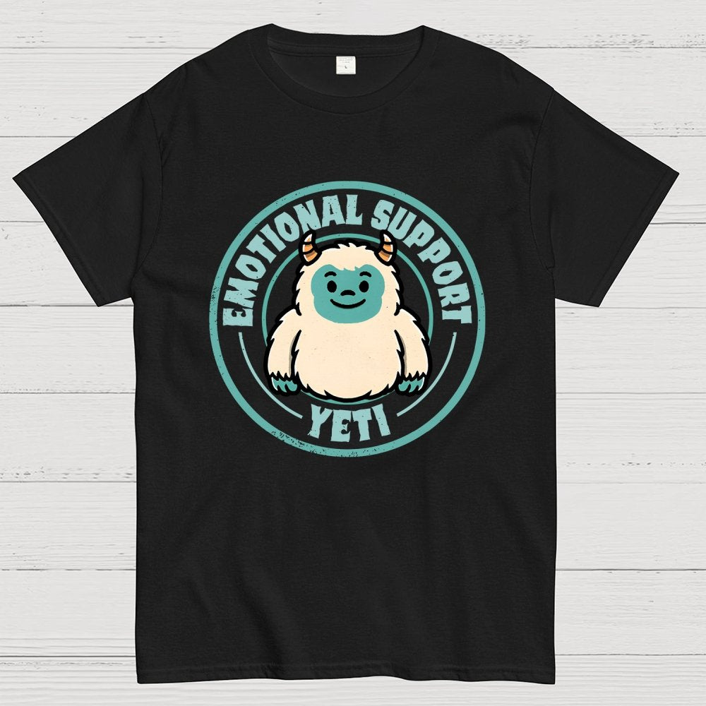 Emotional Support Yeti Geek T-Shirt