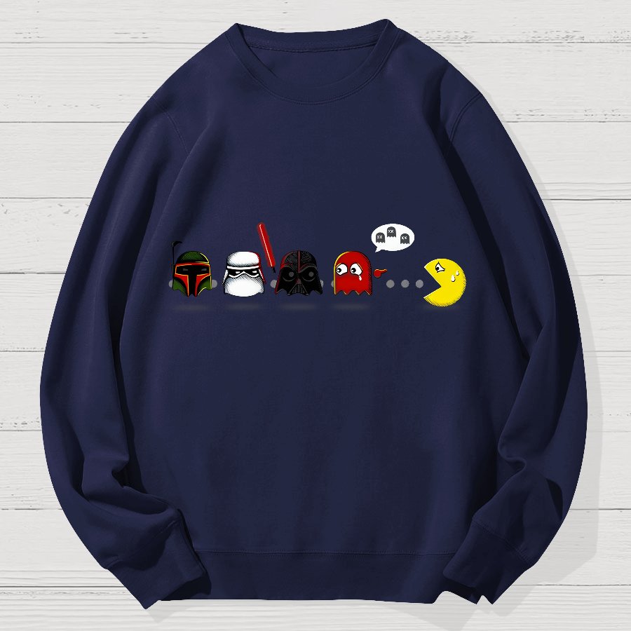 Space Wars Geek Cotton Sweatshirt