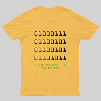 If You Can Read This Geeky T-Shirt