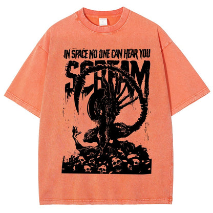 In Space No One Can Hear You Vintage Distressed T-shirt