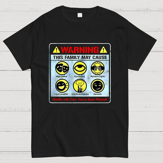 Warning This Family May Cause Geek T-Shirt