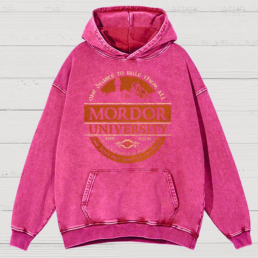 Graduation Is Not An Easy Thing Vintage Distressed Hoodie