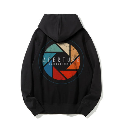 Aperture Printed Back Unisex Cotton Hoodie