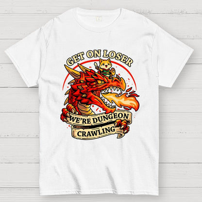 Dungeon Crawling Dragon Geek T-Shirt