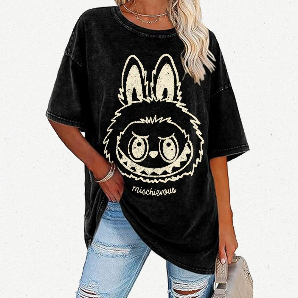 Le Boo Boo Vintage Distressed T-shirt