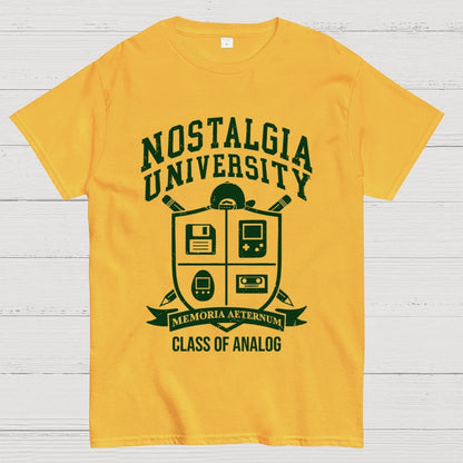 Nostalgia University Unisex Geek T-Shirt