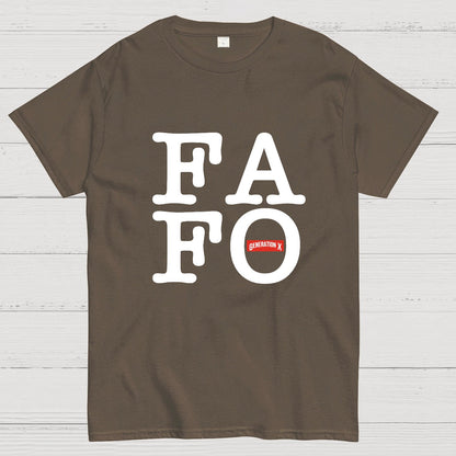 Generation X Gen X-er FAFO Geeky T-Shirt