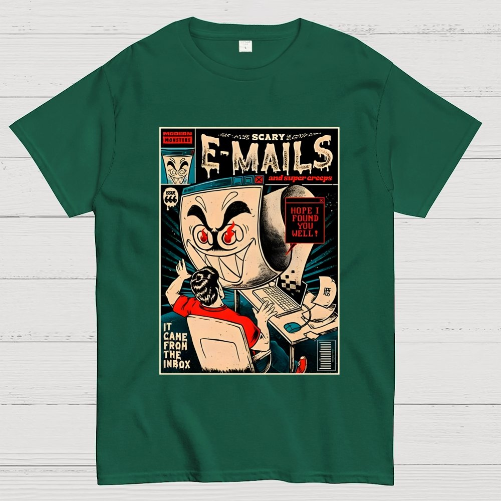 Scary E-mails Geek T-Shirt