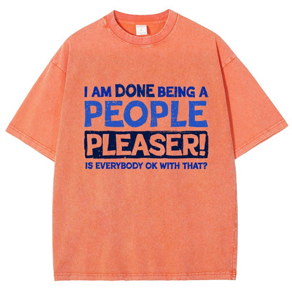 Still A People Pleaser Vintage Distressed T-shirt