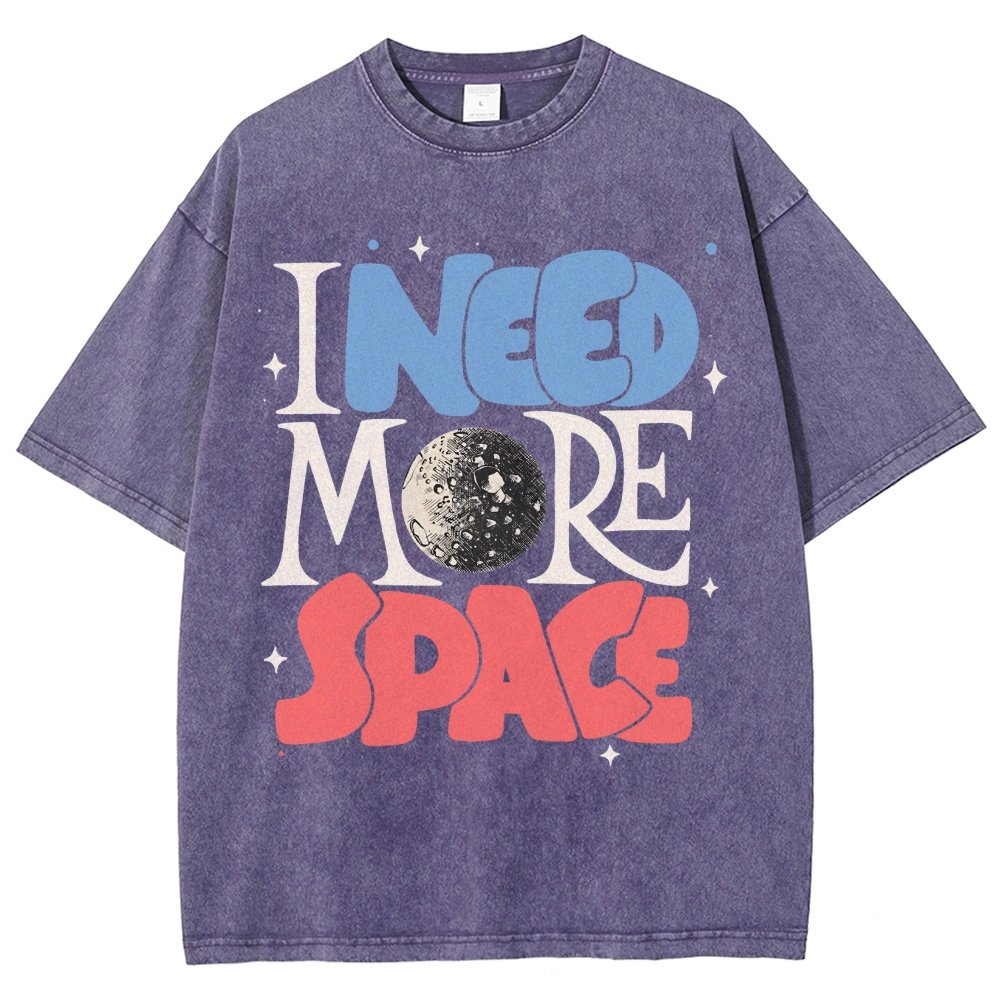 I Need More Space Vintage Distressed T-shirt