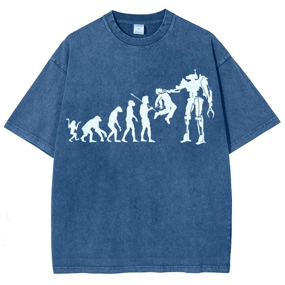 Evolution To Termination Vintage Distressed T-shirt