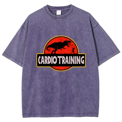 Cardio Training Vintage Distressed T-shirt