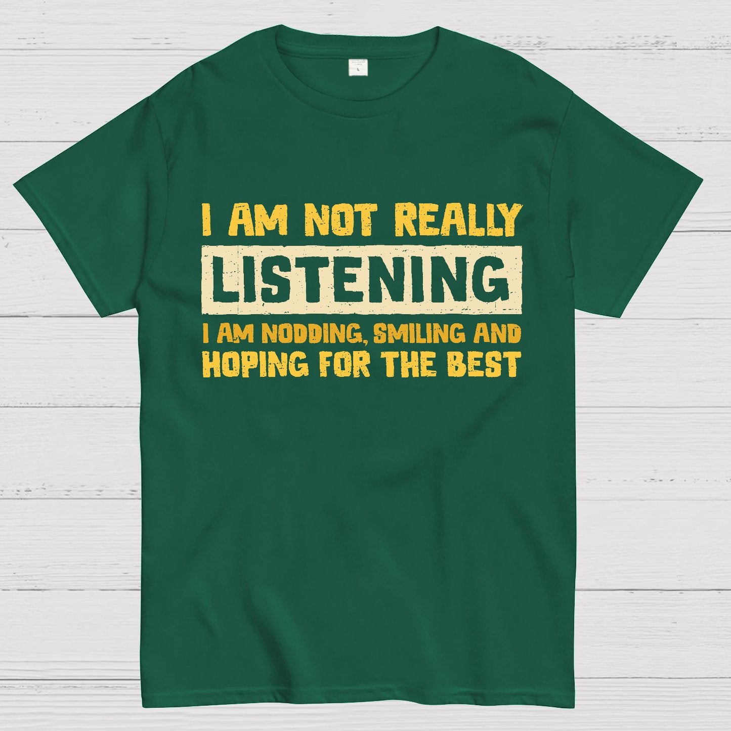 Hoping For The Best Geek T-Shirt