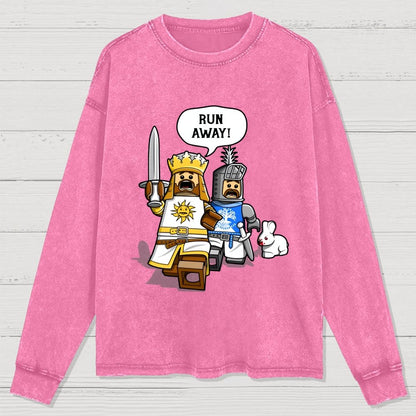 The Cowardly King Washed Long Sleeve Tee