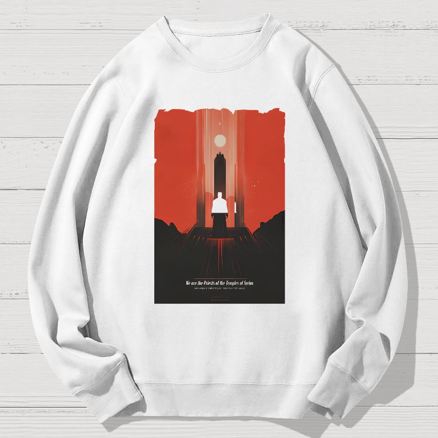 Syrinx Temple Priest Geek Cotton Sweatshirt