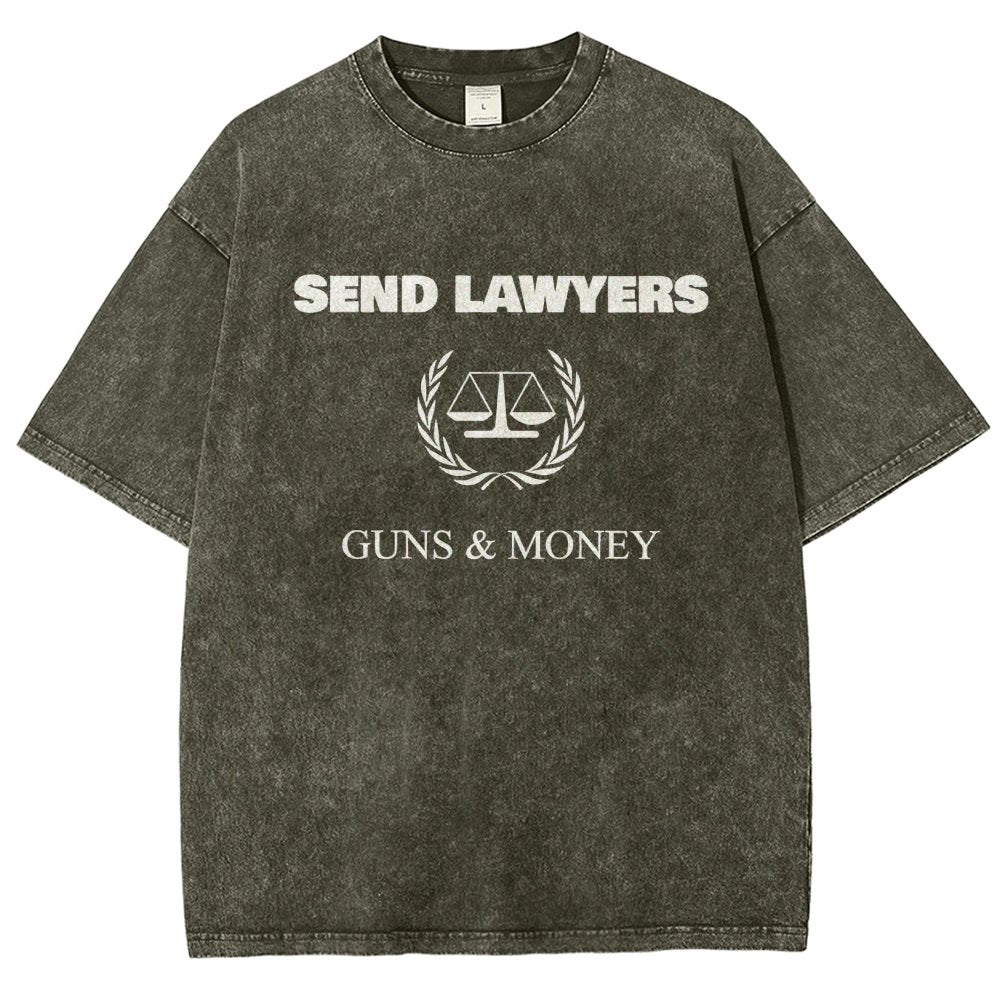 Send Lawyers Guns And Money Vintage Distressed T-shirt
