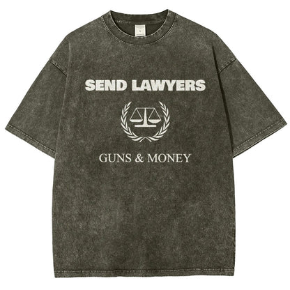 Send Lawyers Guns And Money Vintage Distressed T-shirt