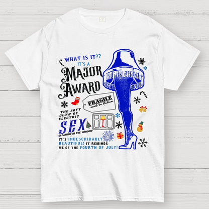 A Major Award Leg Lamp Christmas Geek T-Shirt
