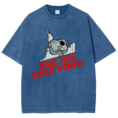 Esc from New Town Vintage Distressed T-shirt