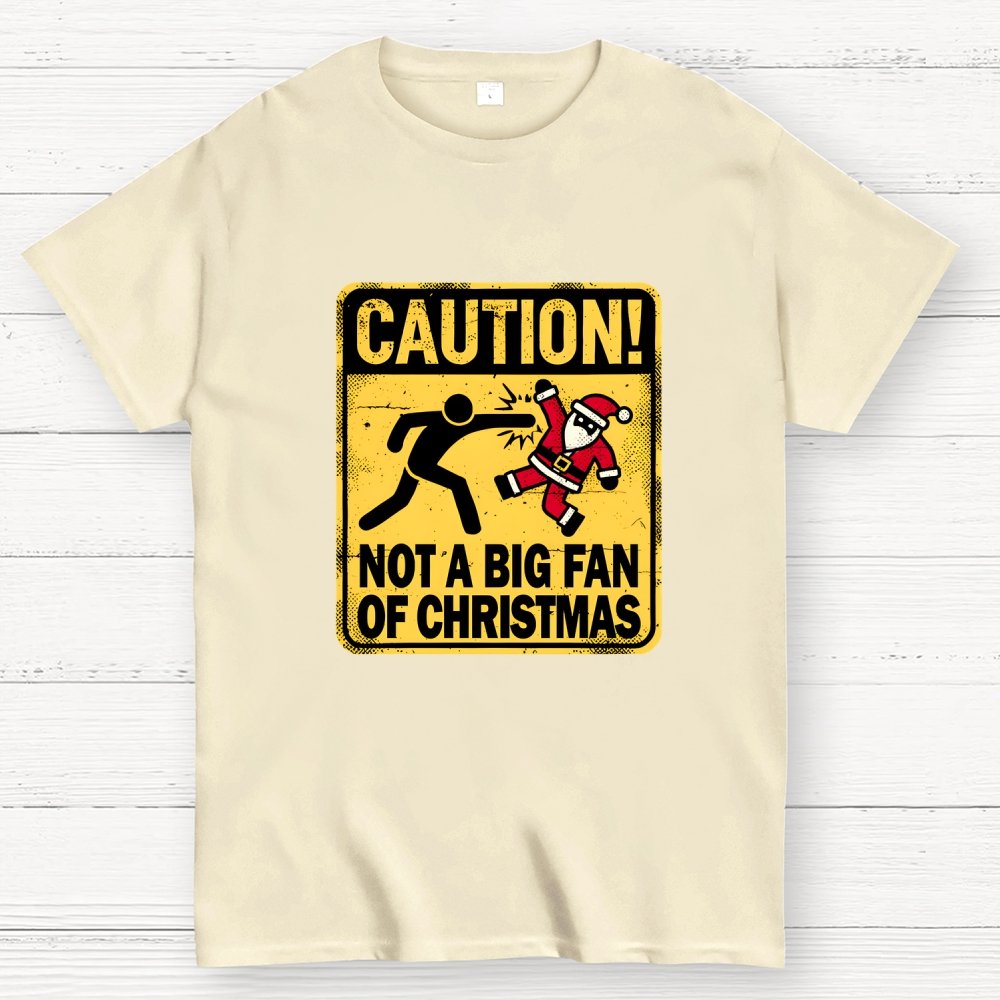 Christmas Caution Geek T-Shirt