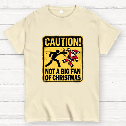 Christmas Caution Geek T-Shirt