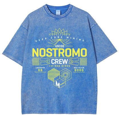 Nostromo Crew Vintage Distressed T-shirt