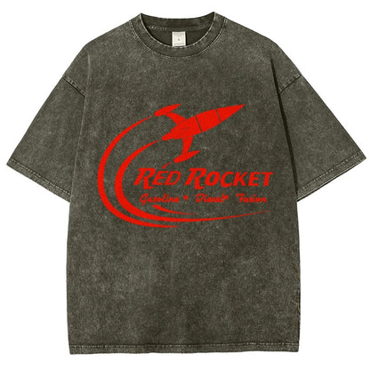 Red Rocket Fuel Vintage Distressed T-shirt