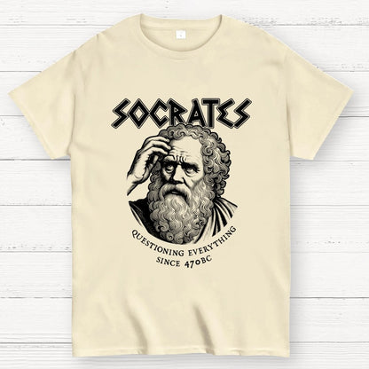 Socrates Questioning Everything Geek T-Shirt