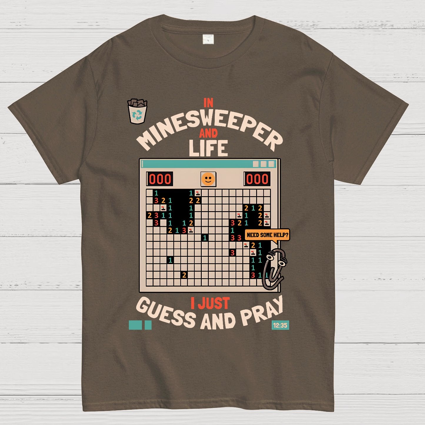 The Minesweeper Philosophy Geek T-Shirt