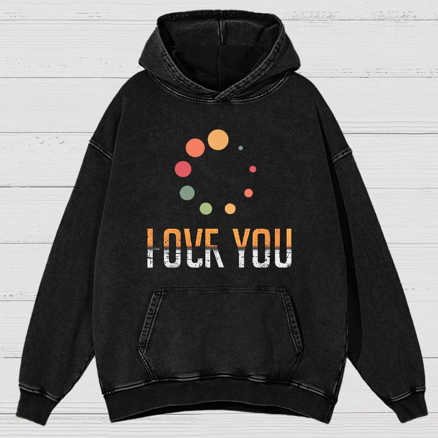 Complex Emotions Loading Vintage Distressed Hoodie